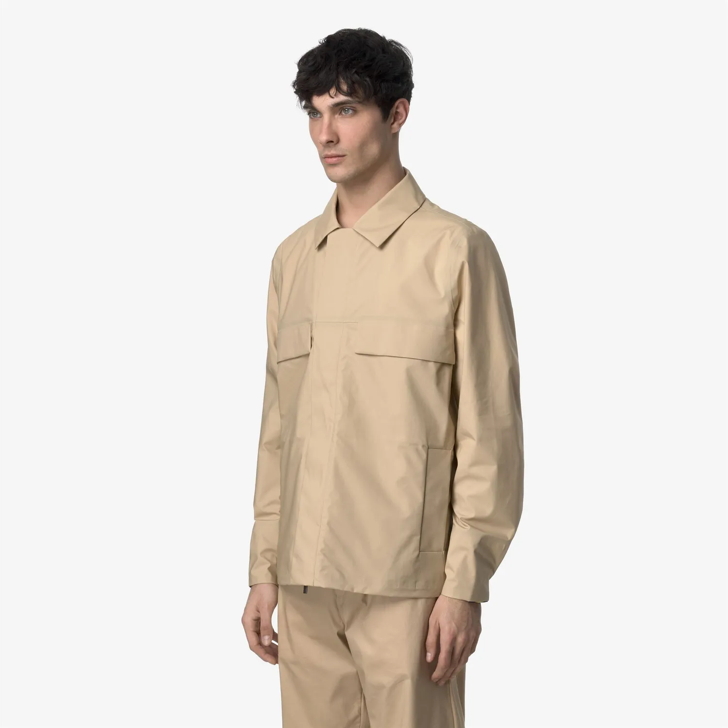 K-Way Orion 3L Poplin geacă bărbați bej XS-3XL