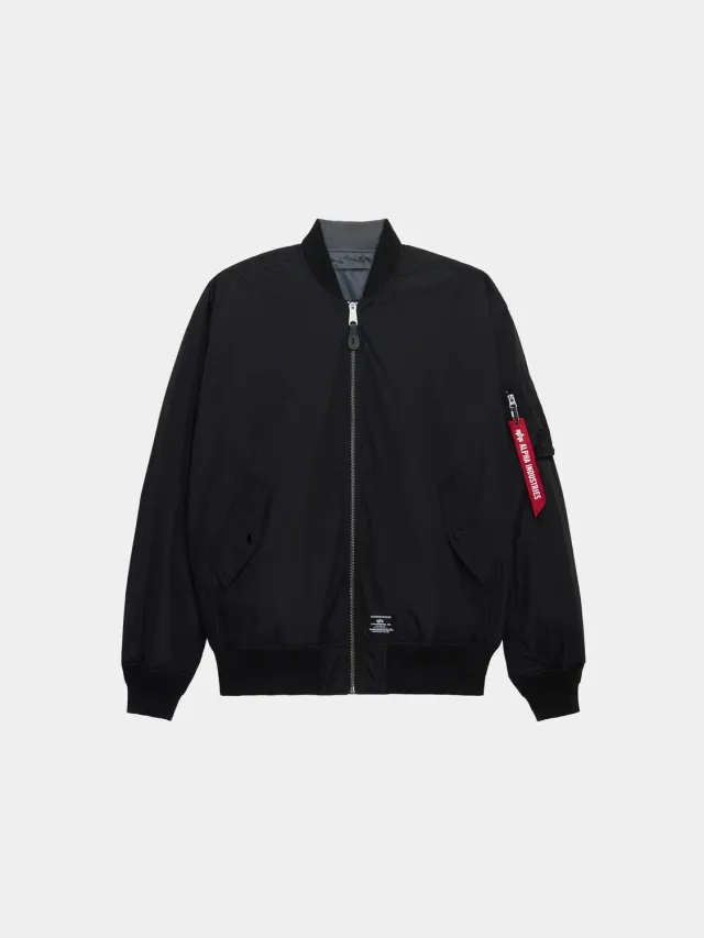 Alpha Industries L-2B Oversized Bomber geaca reversibila neagra