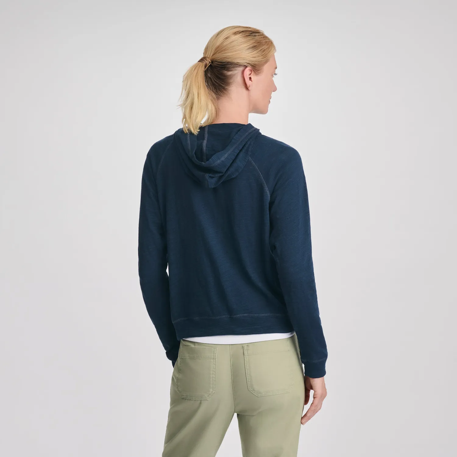 Eddie Bauer Waverly hanorac damă Azure bumbac