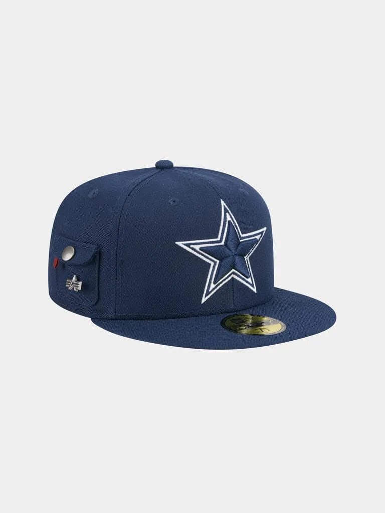 Alpha Industries Dallas Cowboys 59Fifty șapcă fitted bleumarin