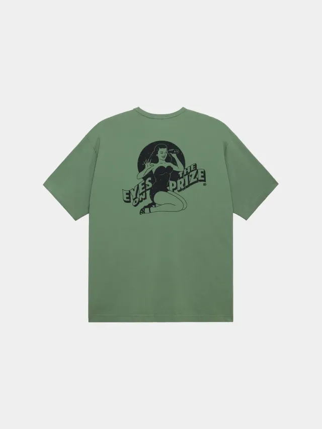 Alpha Industries Eyes On The Prize tricou moss bumbac