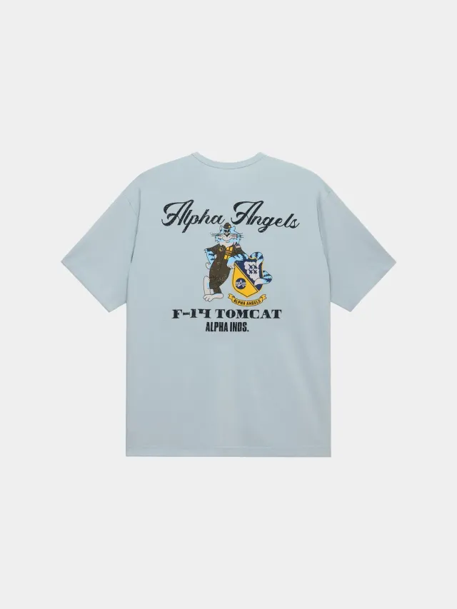 Alpha Industries Angels tricou mist relaxed bumbac
