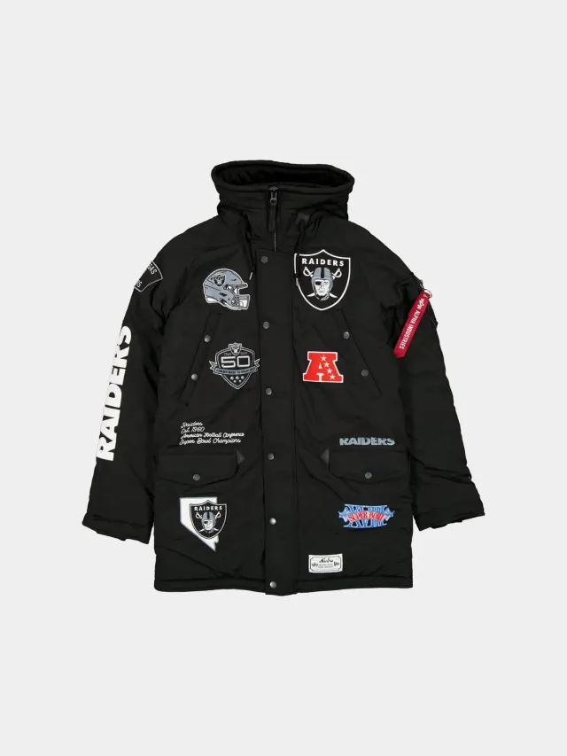 Alpha Industries N-3B Parka parka bărbați negru căptușeală groasă