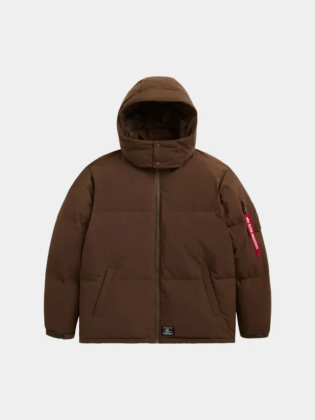 Alpha Industries Puffer Parka geaca puffer neagra groasa