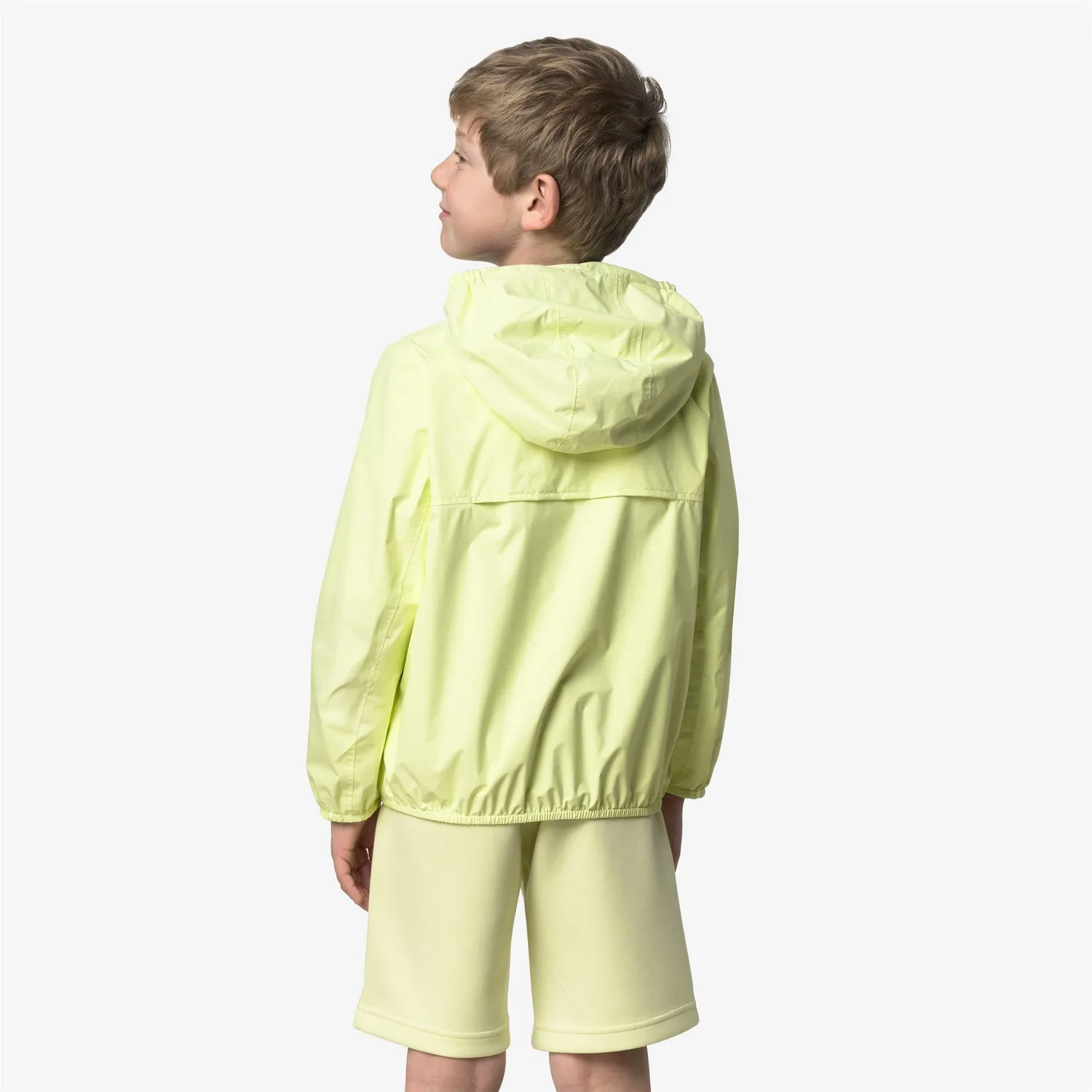 K-Way P. Jake Plus.2 Double geaca baieti galben reversibila