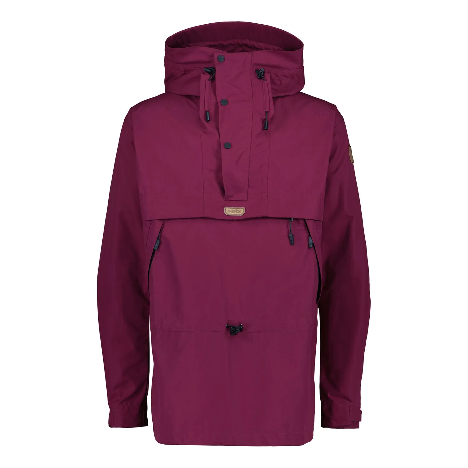 Sasta Peski Ventile anorak Negru rezistent la apa