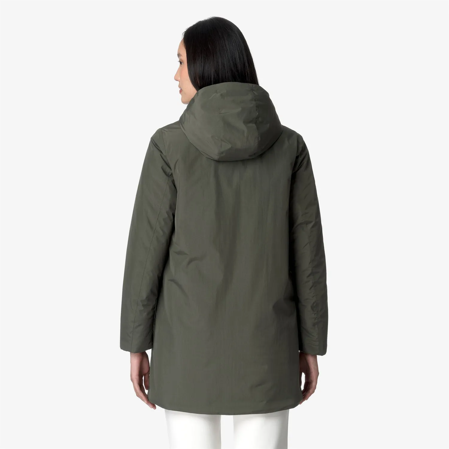 K-Way Sophie Soft Touch Marmotta palton dama verde