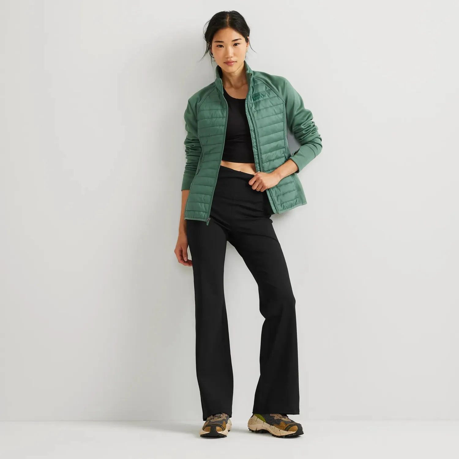 Eddie Bauer Traverse Trail pantaloni evazați Black lejeri