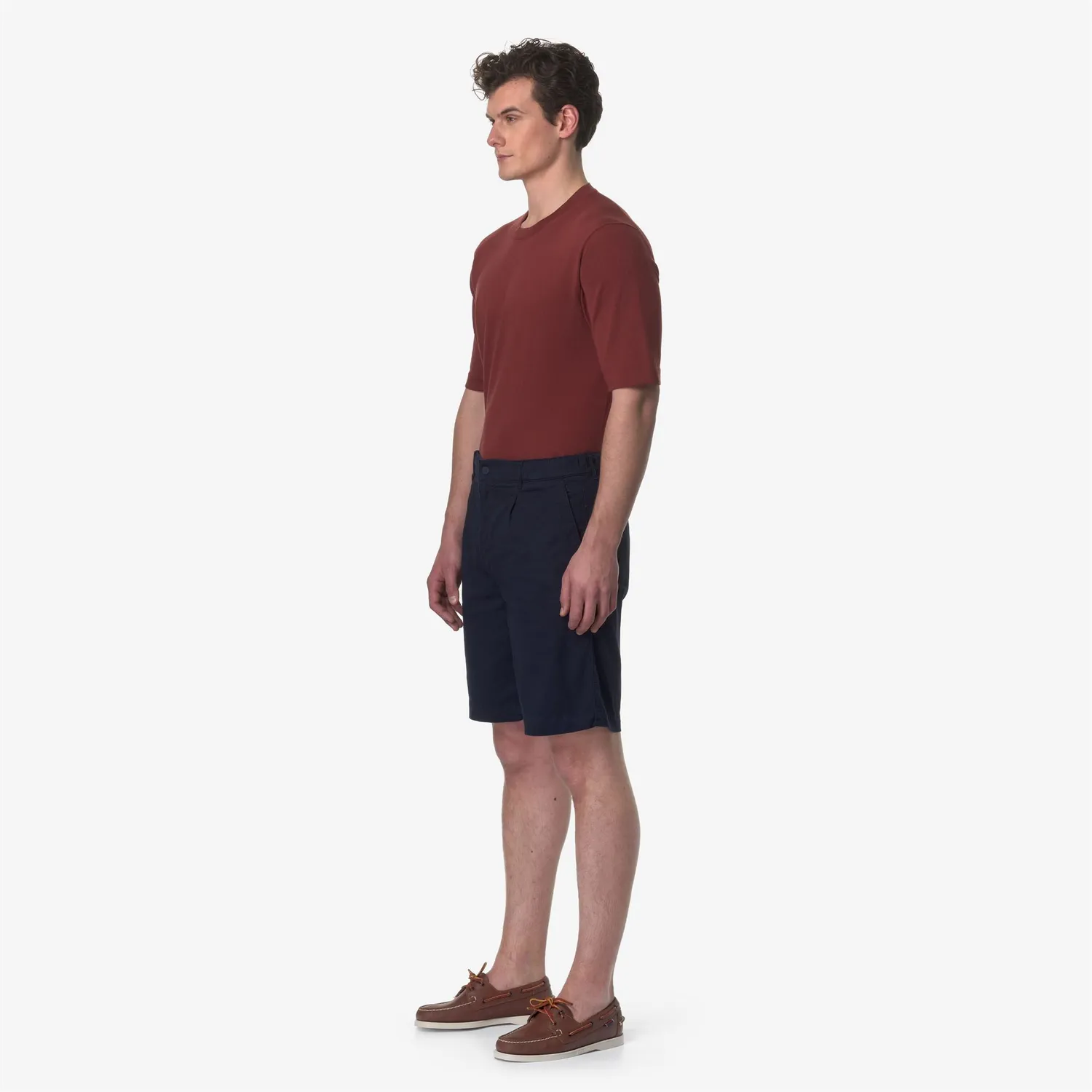 K-Way Theon bermude chino Blue Depth elastice