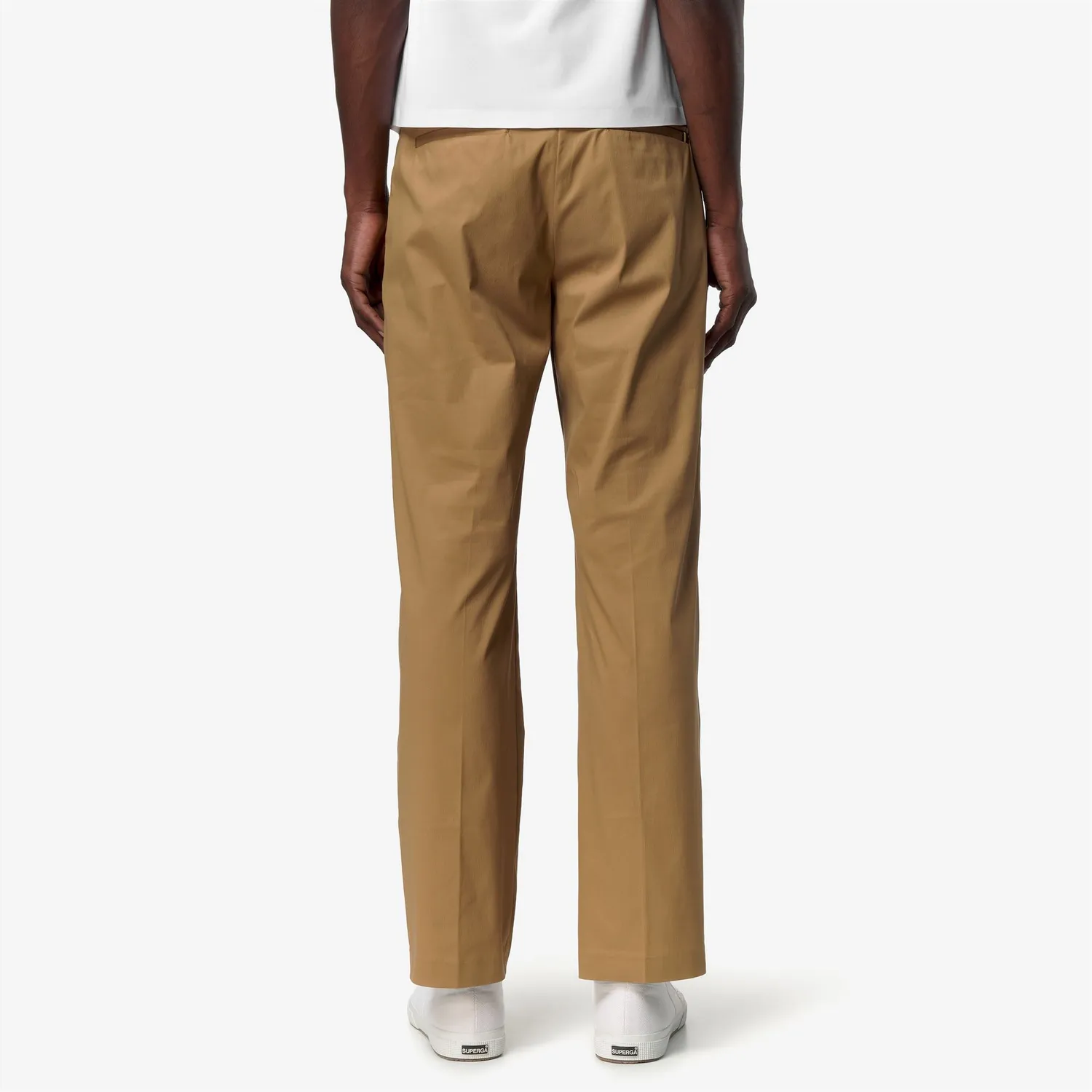 K-Way Ralph pantaloni chino bărbați maro stretch