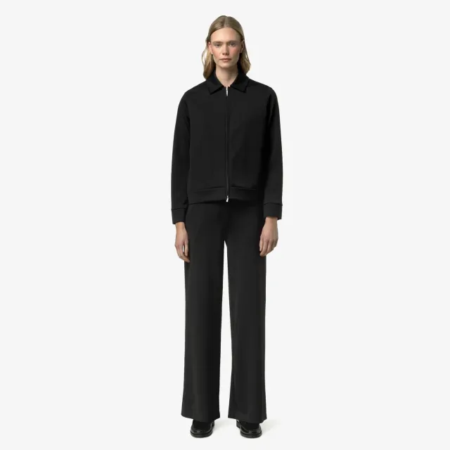 K-Way Jalle SL Spacer pantaloni sport negri damă largi