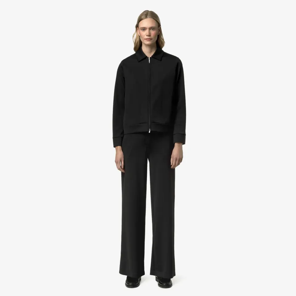 K-Way Jalle SL Spacer pantaloni sport negri damă largi