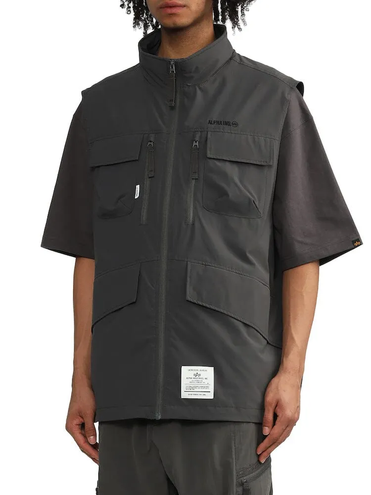 Alpha Industries UNFRM vestă tactică kaki din nailon