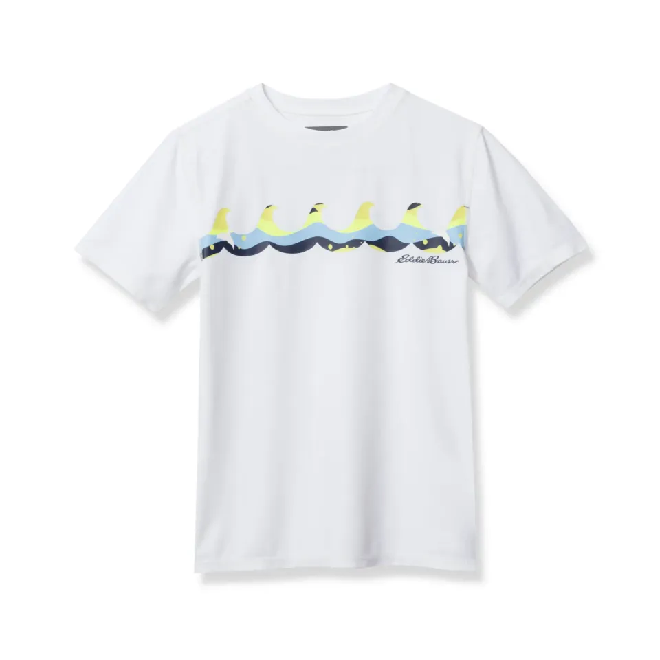 Eddie Bauer Sea Spray tricou plaja baieti portocaliu