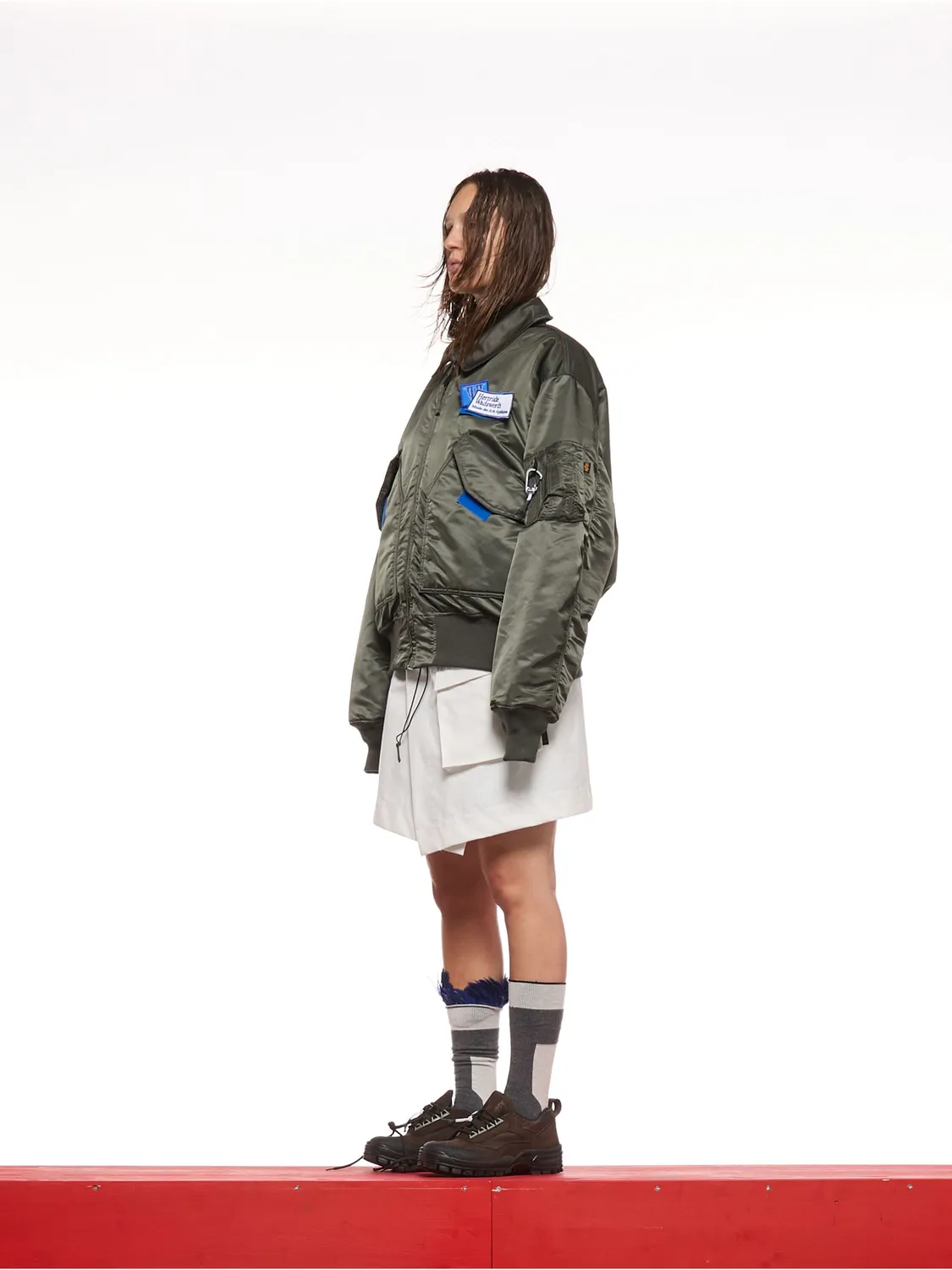 Alpha Industries GR10K CWU 45/P geaca bomber albastru usor