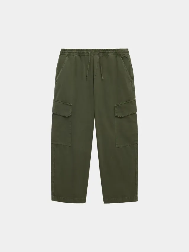 Alpha Industries Cargo Cotton pantaloni Black bumbac
