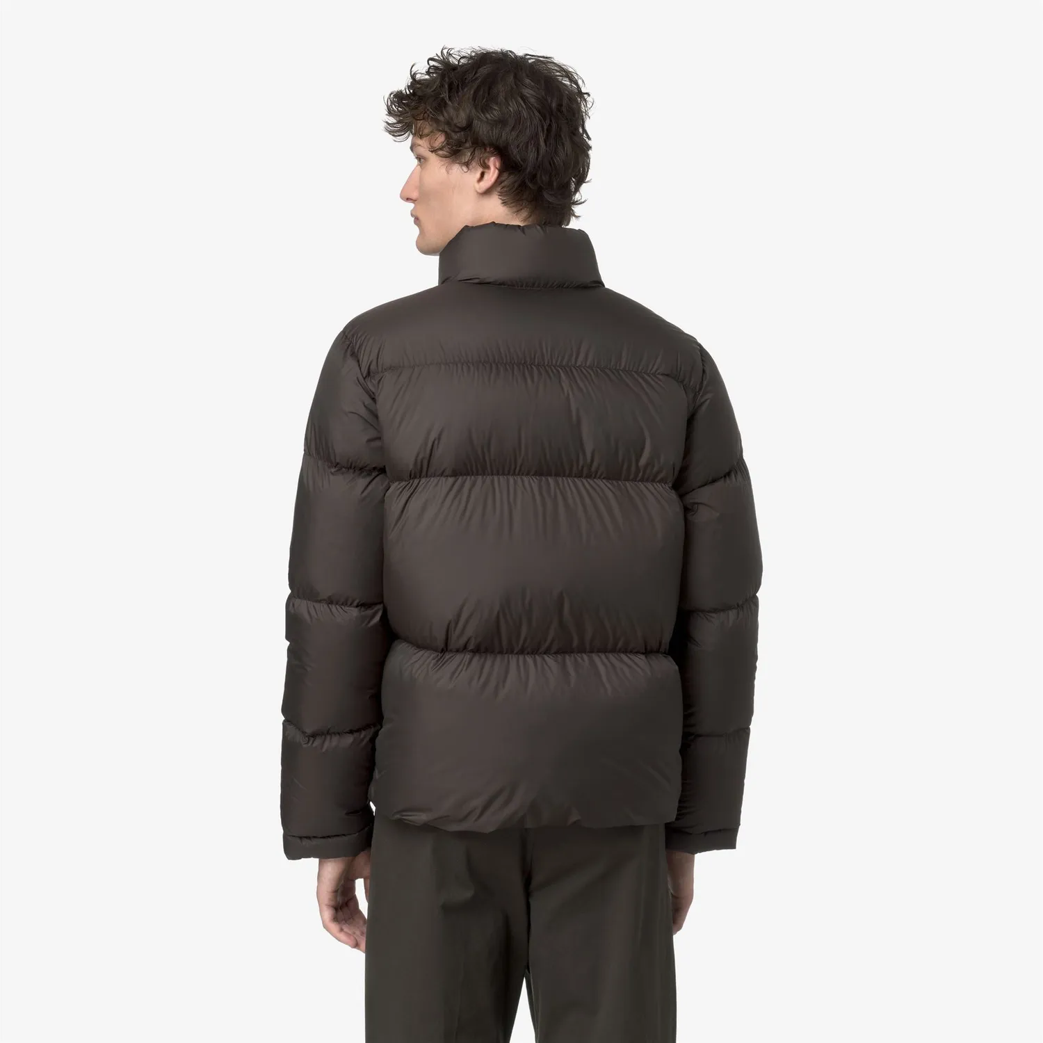 K-Way Tuill Thermo Microfiber geacă puf bărbați Black Olive puf