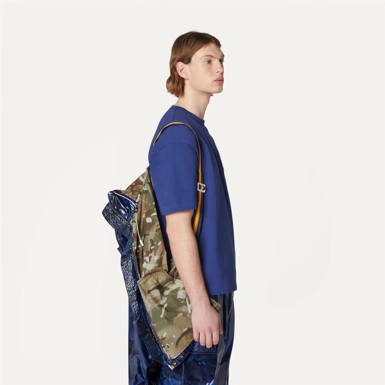 K-Way Claudey K8123KW geaca unisex camuflaj albastru