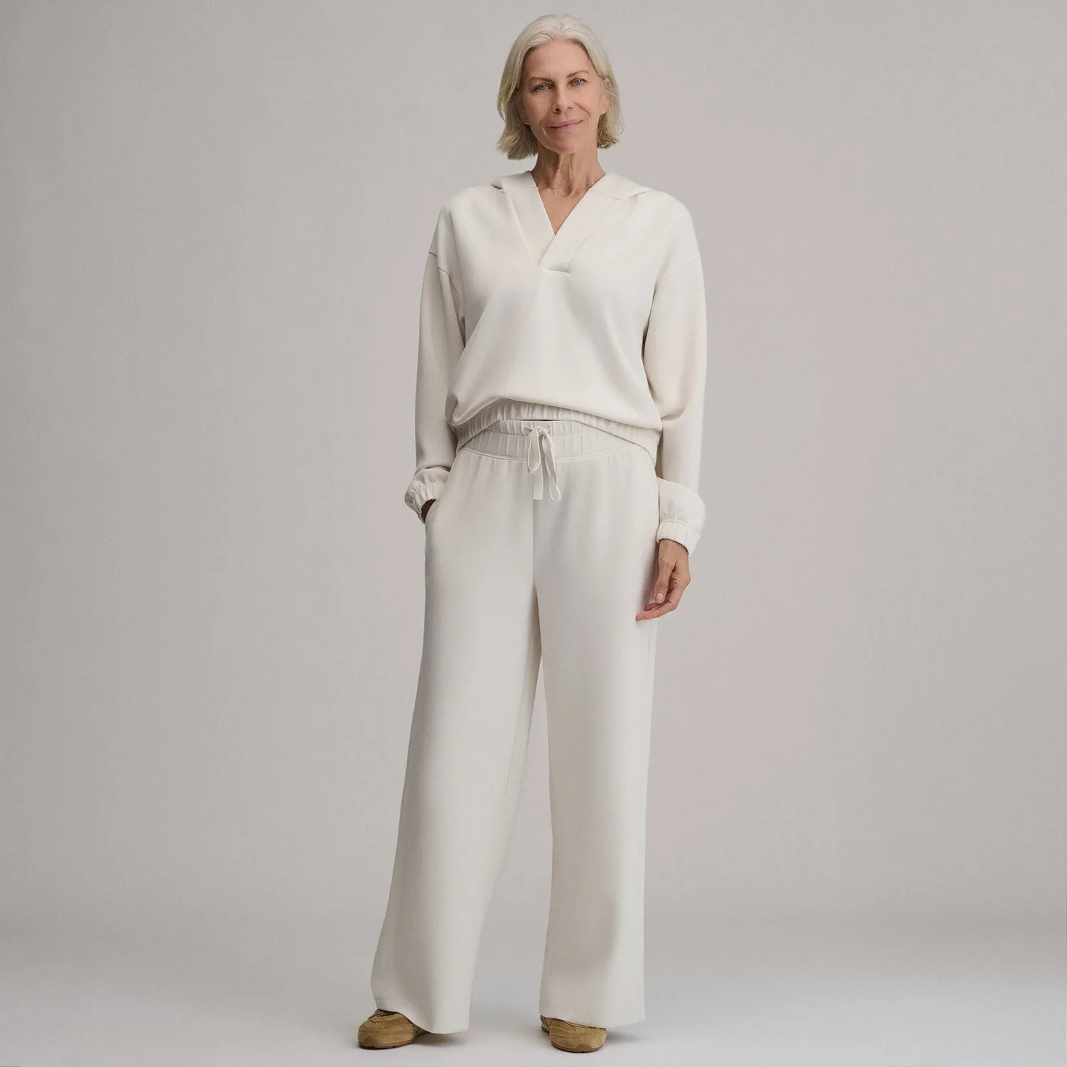 Eddie Bauer Luxe Soft Hoodie hanorac damă vapour moale