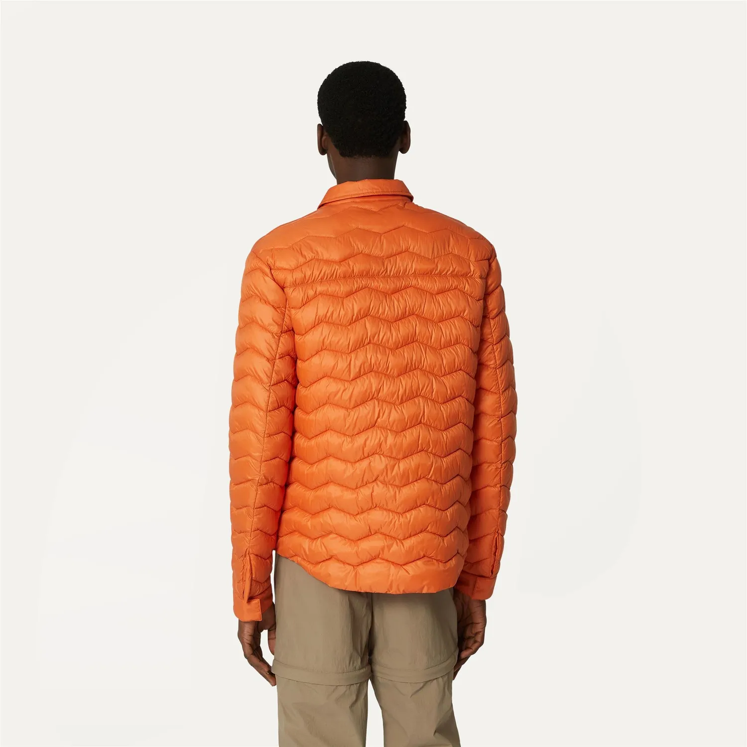K-Way Valeo Eco Warm geaca scurta portocalie matlasata