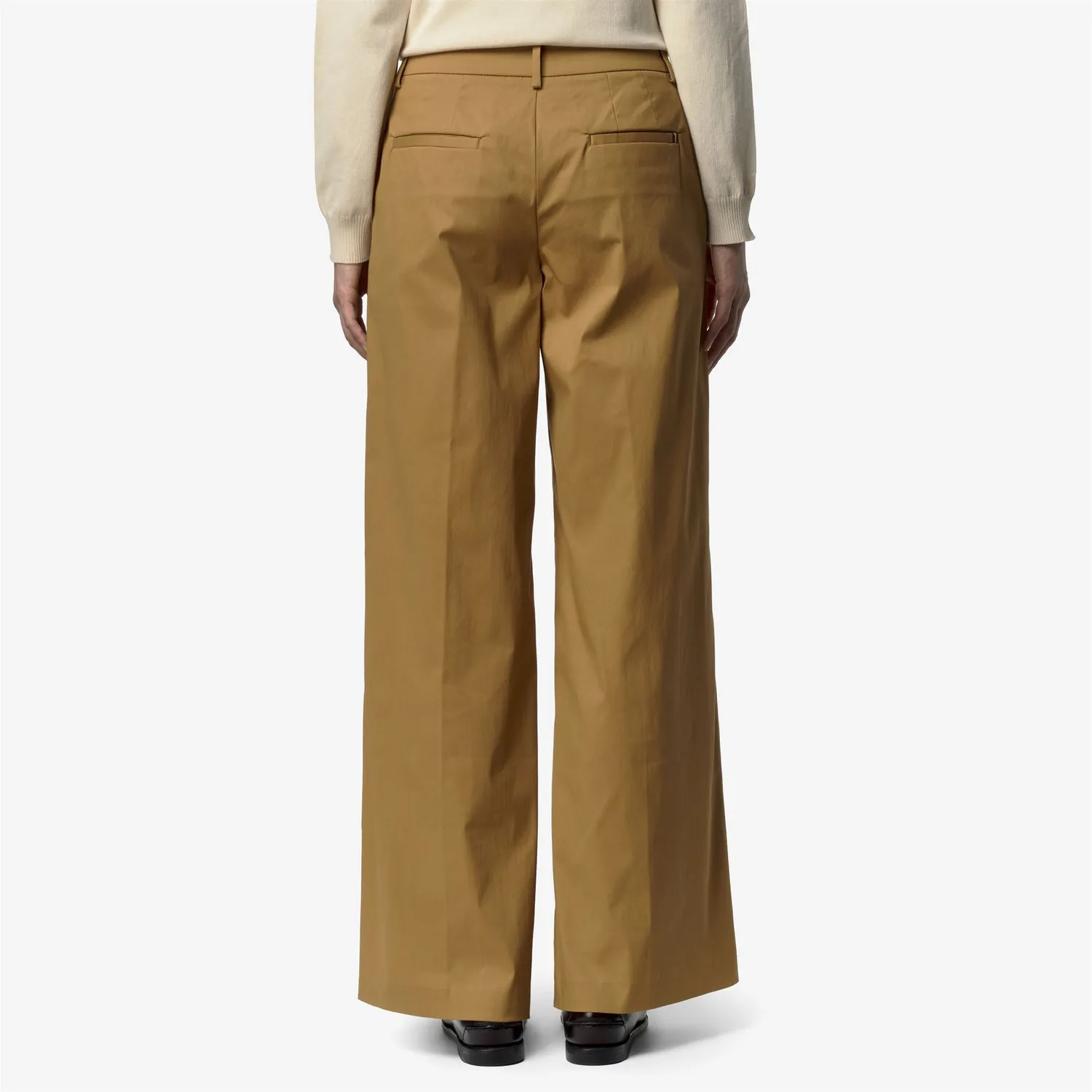 K-Way Tya pantaloni chino dama Brown Bistre elastici