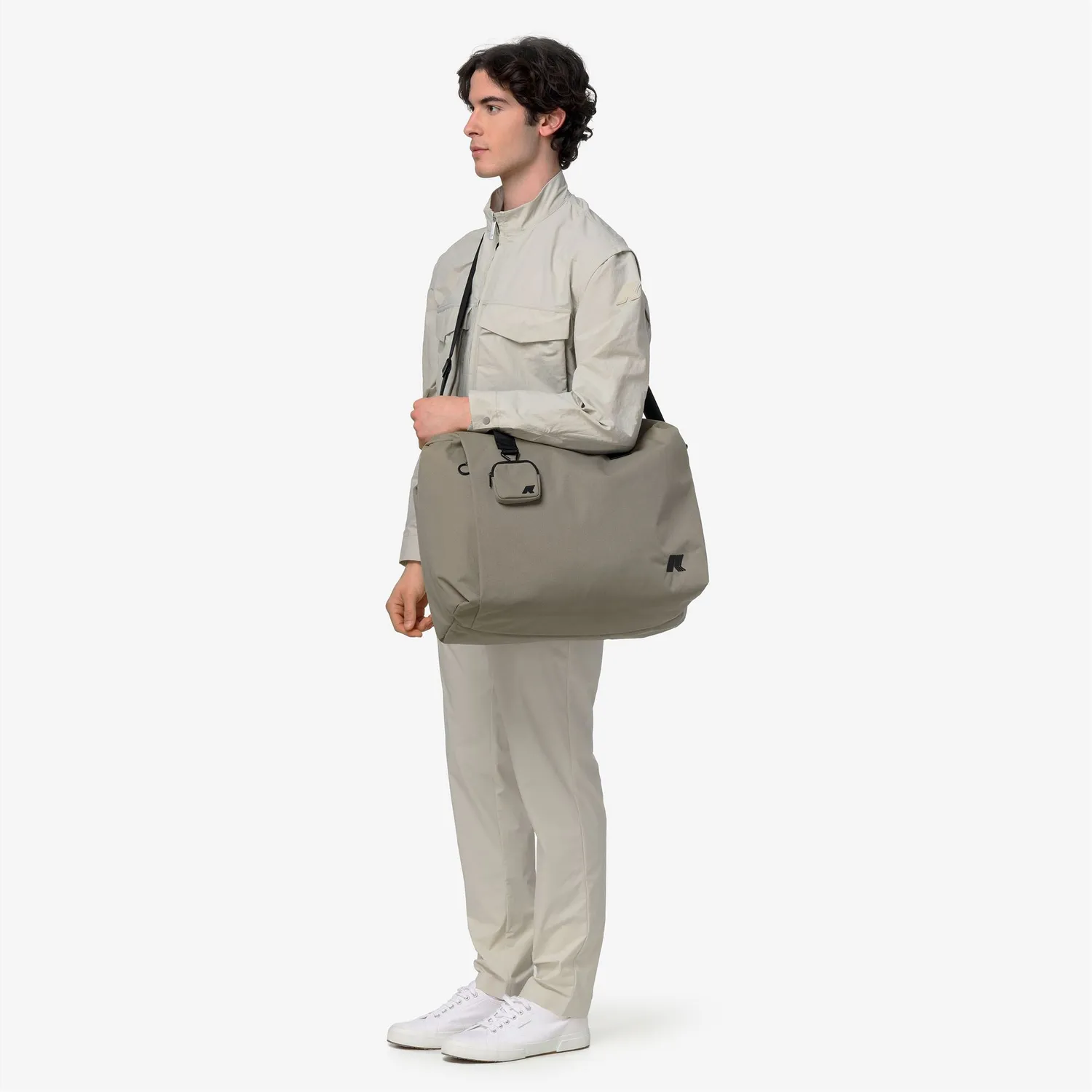 K-Way Sirius geanta duffle gri 43 cm incapatoare