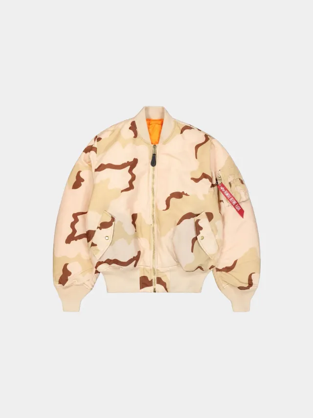 Alpha Industries MA-1 bomber desert camo reversibil nailon