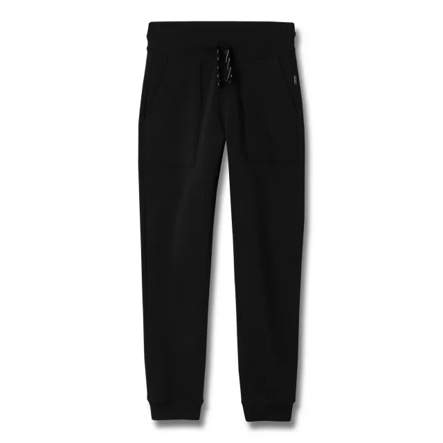 Eddie Bauer Camp Fleece pantaloni jogger baieti BLACK bumbac
