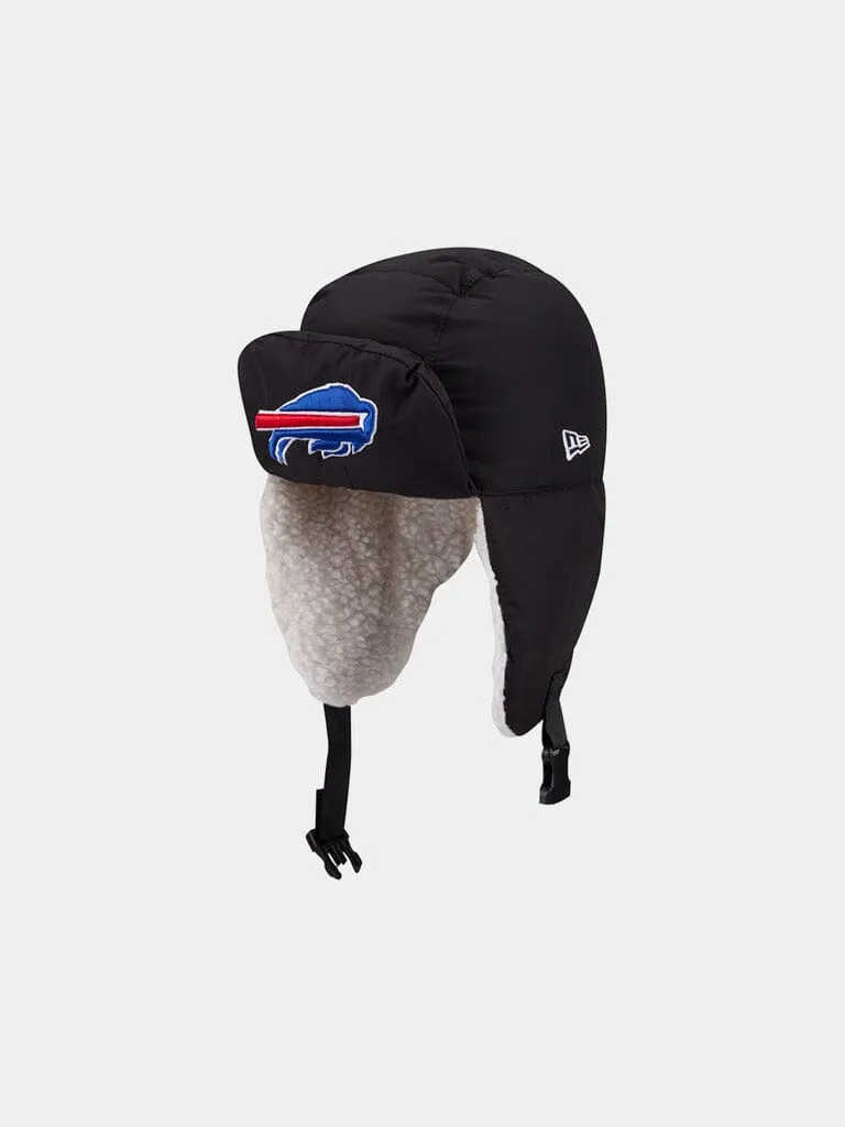Buffalo Bills X Alpha X New Era Quilted Trapper caciula neagra