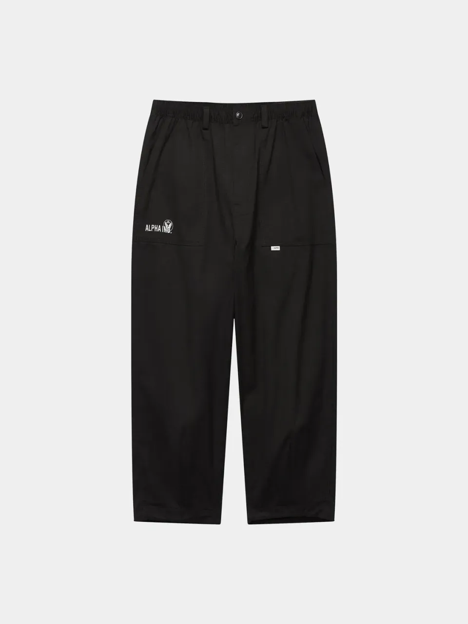 Alpha Industries Unfrm pantaloni barbati negri bumbac ripstop