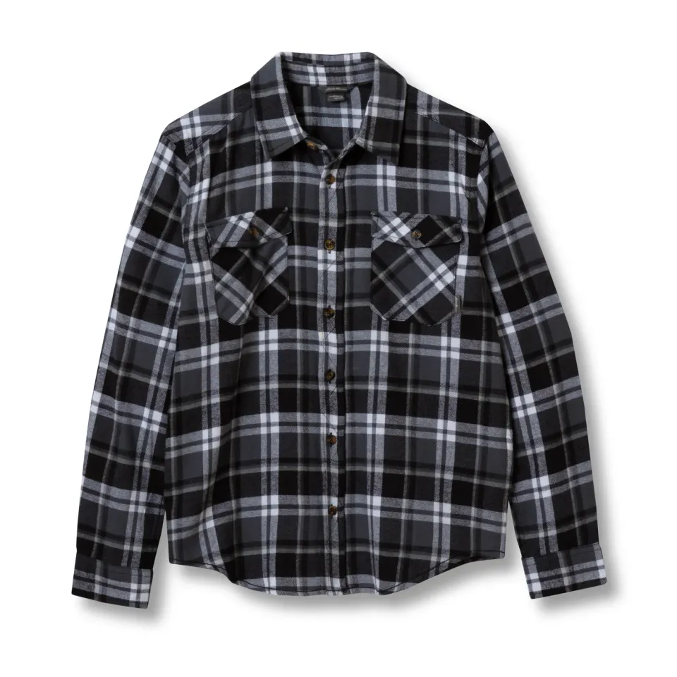 Eddie Bauer Eddie's Favorite camasa flanel baieti Black bumbac