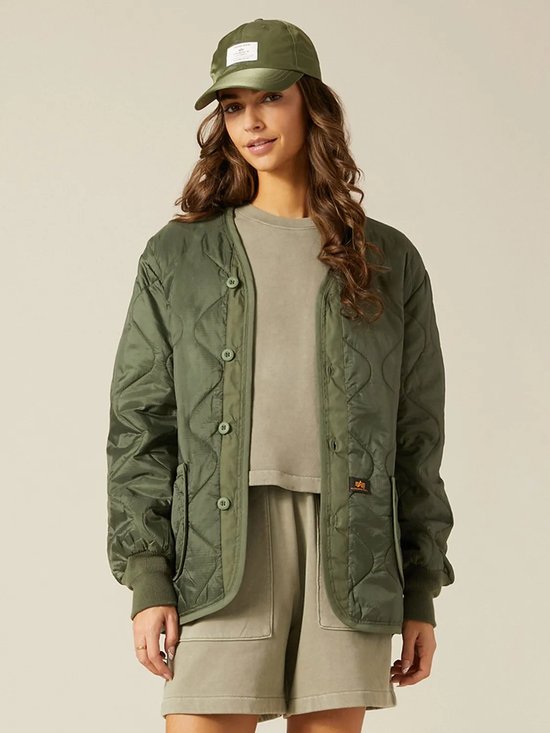 Alpha Industries ALS/92 liner matlasat verde masliniu