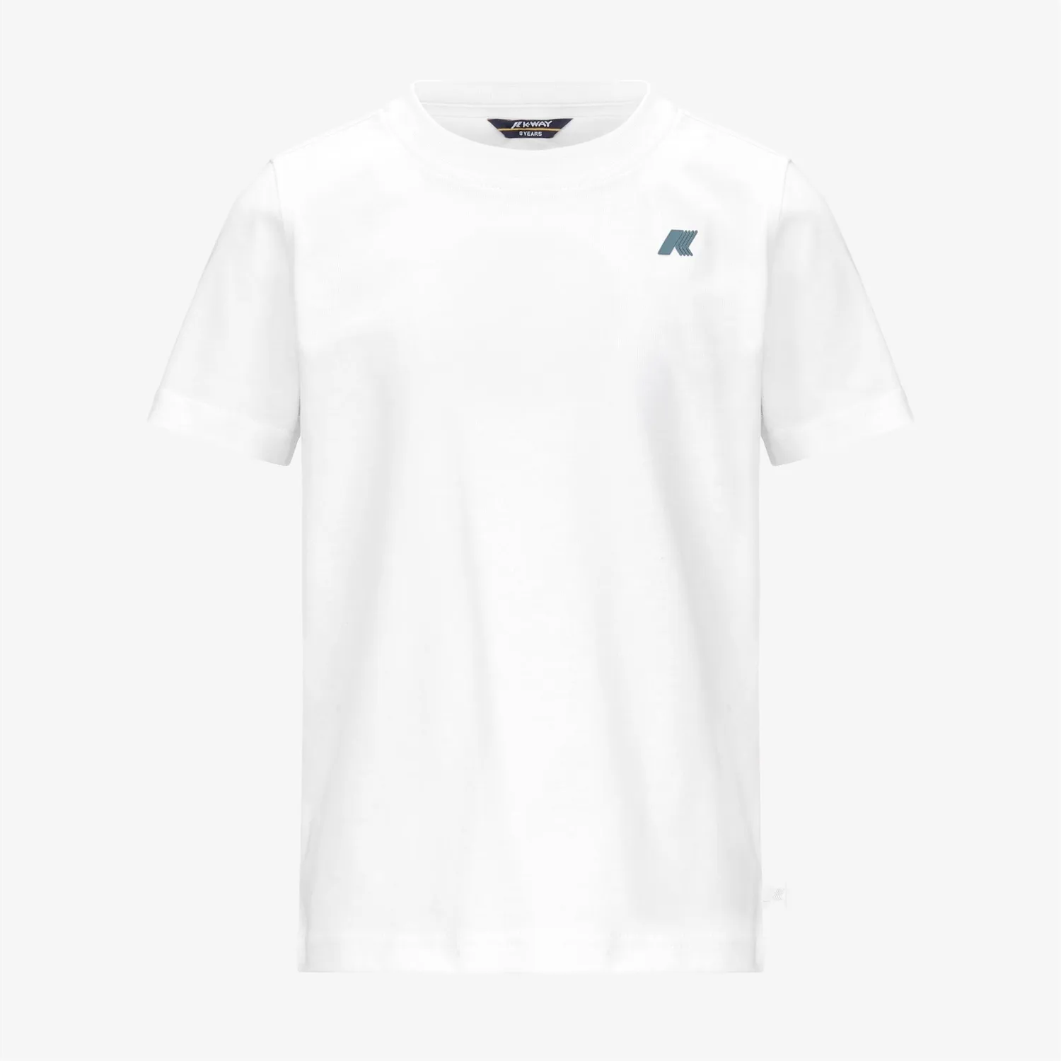 K-Way Odom K5136ZW tricou baieti alb bumbac