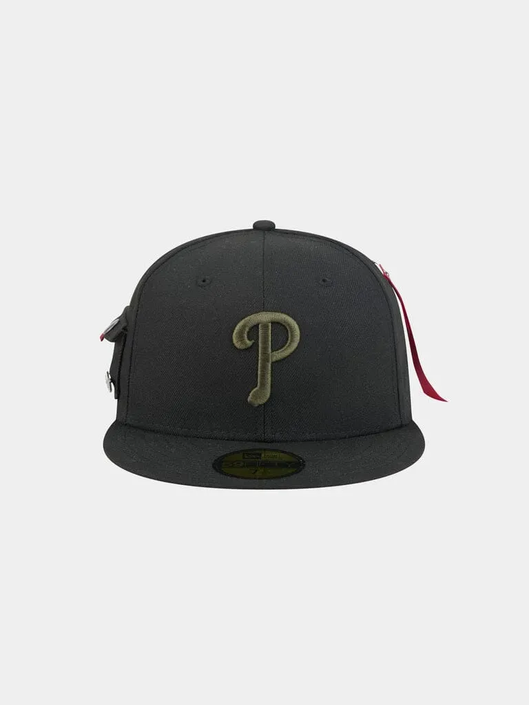 Alpha Industries Phillies 59FIFTY sapca fitted neagra