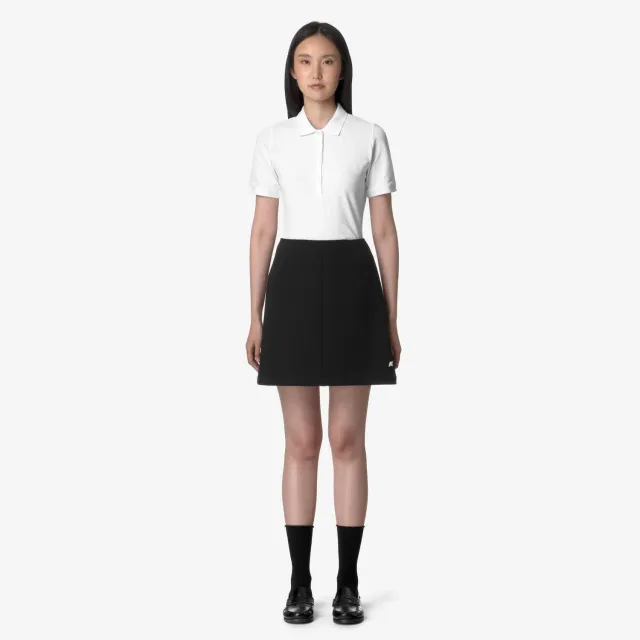 K-Way Vitty Light Spacer fusta scurta Black Pure elastica
