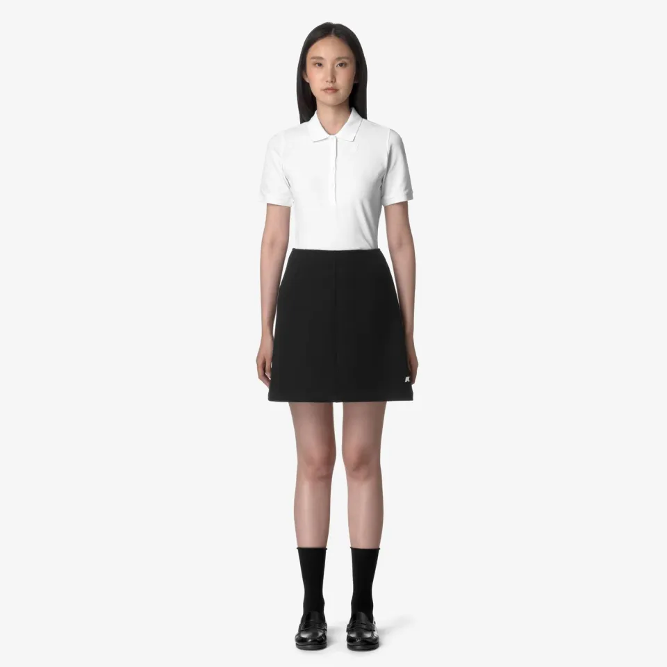 K-Way Vitty Light Spacer fusta scurta Black Pure elastica