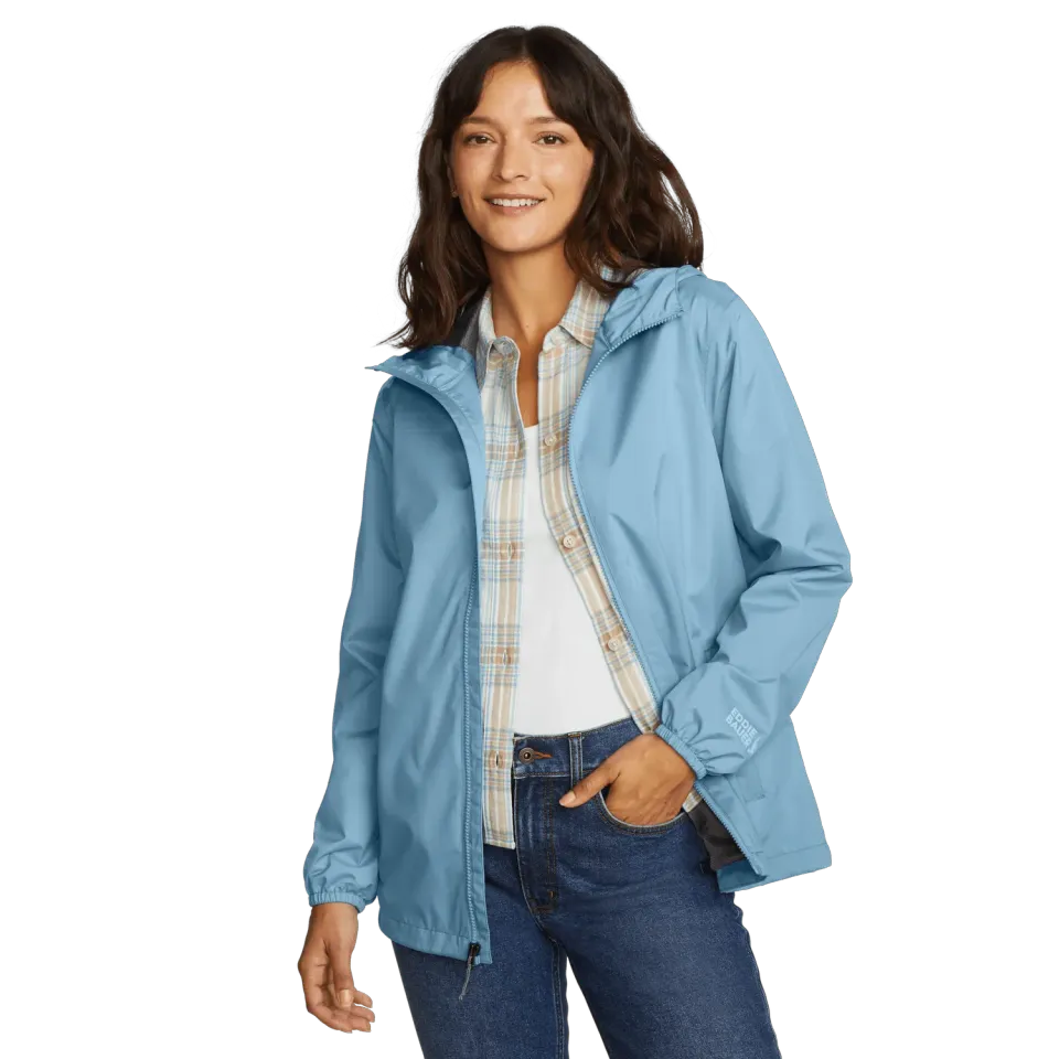 Eddie Bauer Rainy Pass geaca ploaie dama neagra 2 straturi