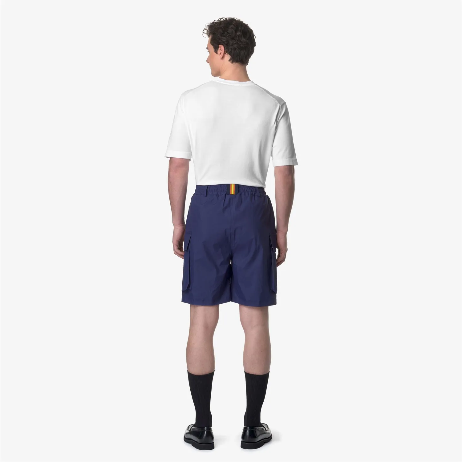 K-Way Leo-Shell bermude sport albastru cobalt impermeabile