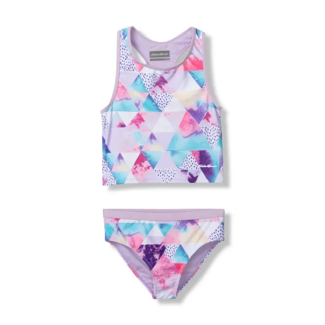 Eddie Bauer Sea Spray Tankini costum baie fete Albastru UPF50+