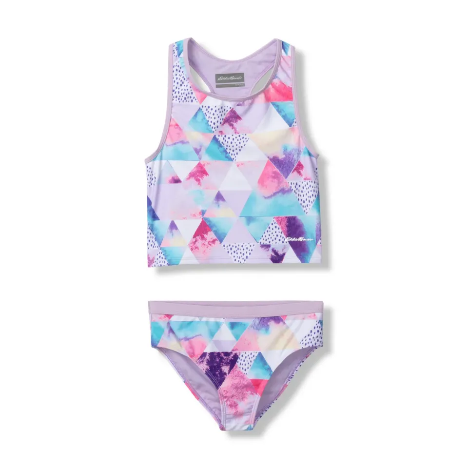 Eddie Bauer Sea Spray Tankini costum baie fete Albastru UPF50+