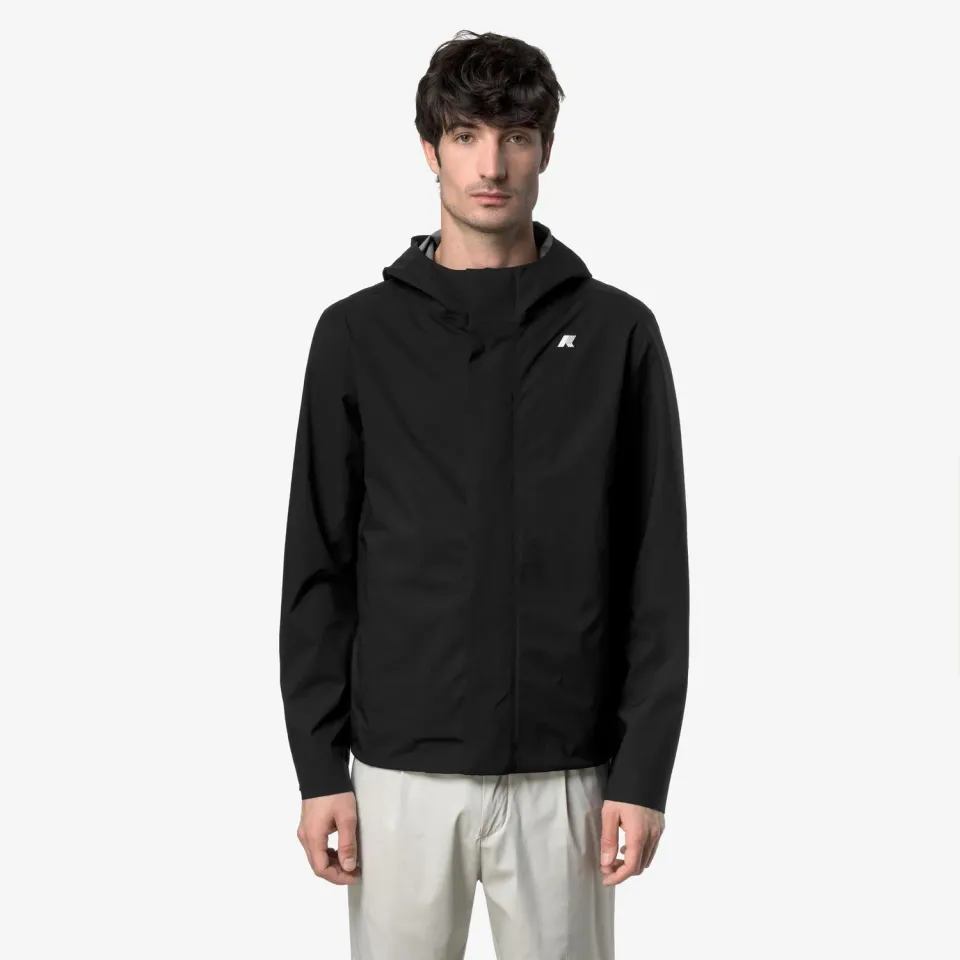 K-Way Jacko Stretch 2L geacă negru Black Pure impermeabilă