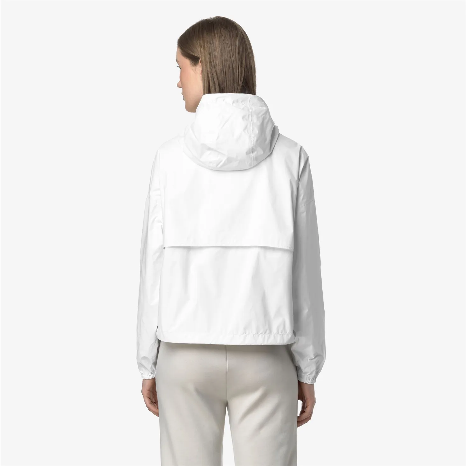 K-Way Laurette Plus.2 Double geacă femei alb reversibilă