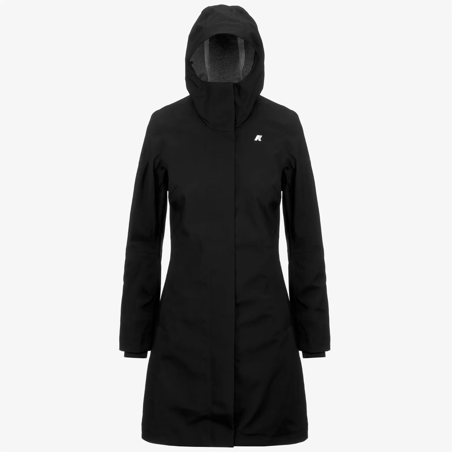 K-Way Stephy Bonded Jersey palton damă negru 3/4