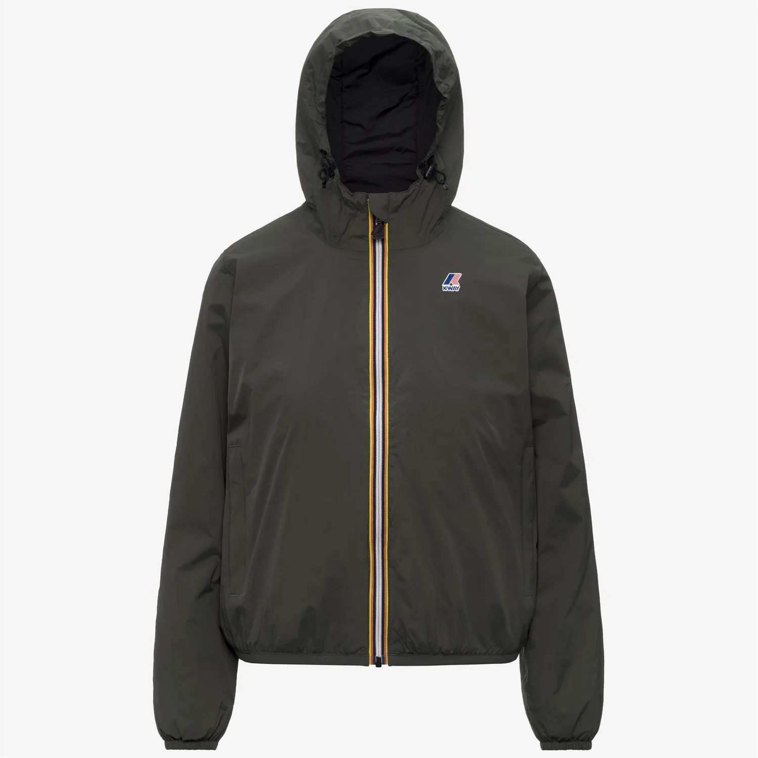 K-Way Claudette Warm geaca dama verde impermeabila