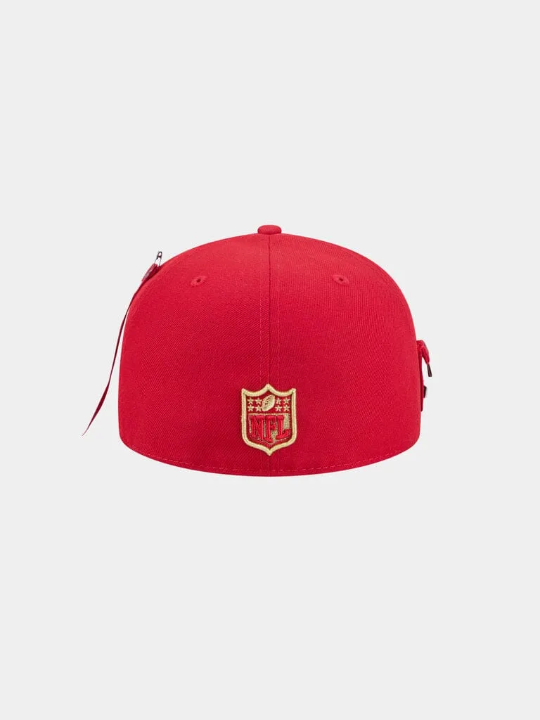 Alpha Industries 59Fifty 49ers sapca visiniu fitted