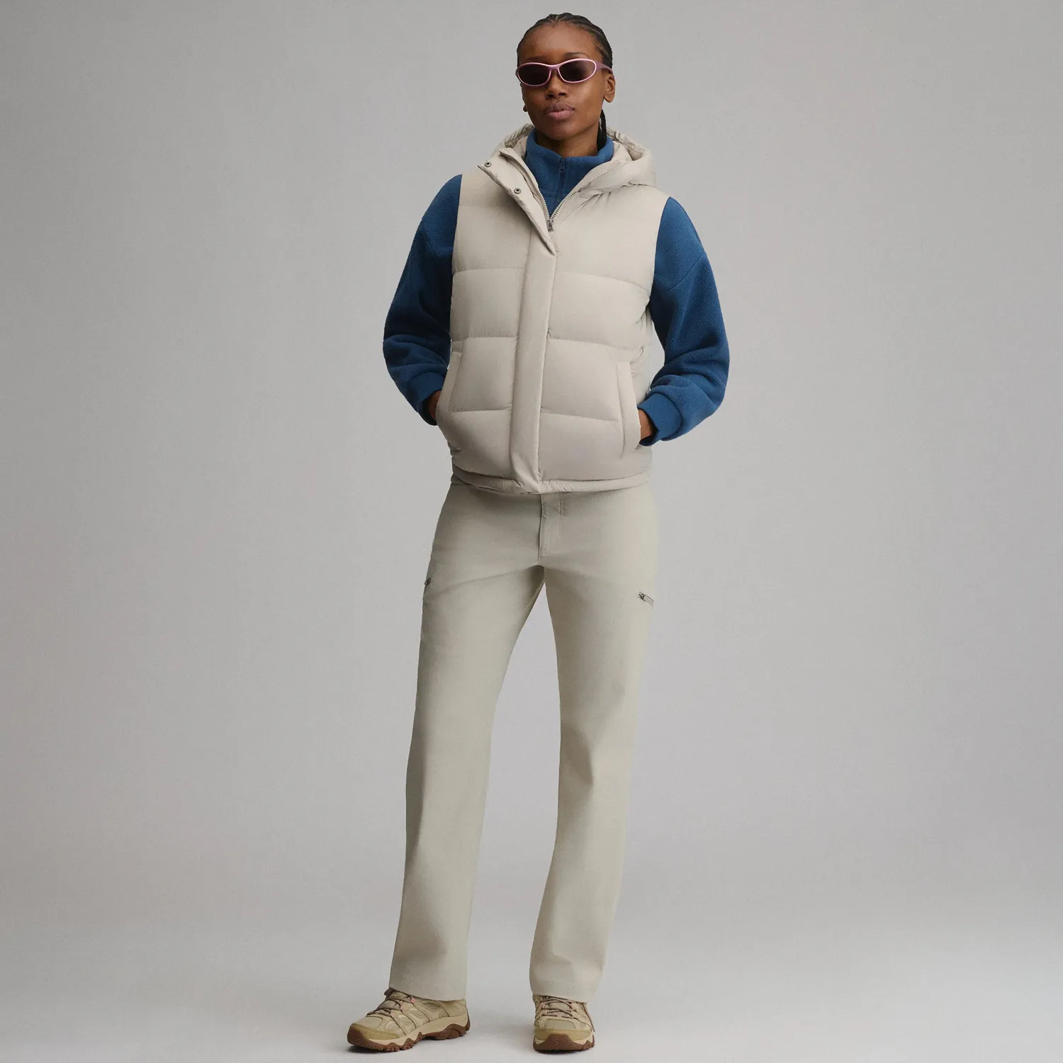 Eddie Bauer Ketchum Short Down vestă puf neagră călduroasă