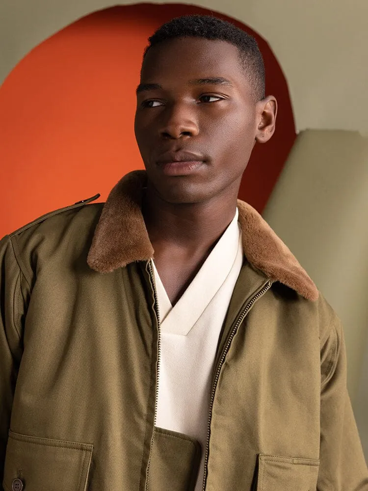 Alpha Industries 1940s B-10 geaca bomber oliv