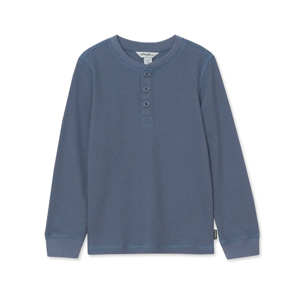 Eddie Bauer henley termic baieti China Blue bumbac