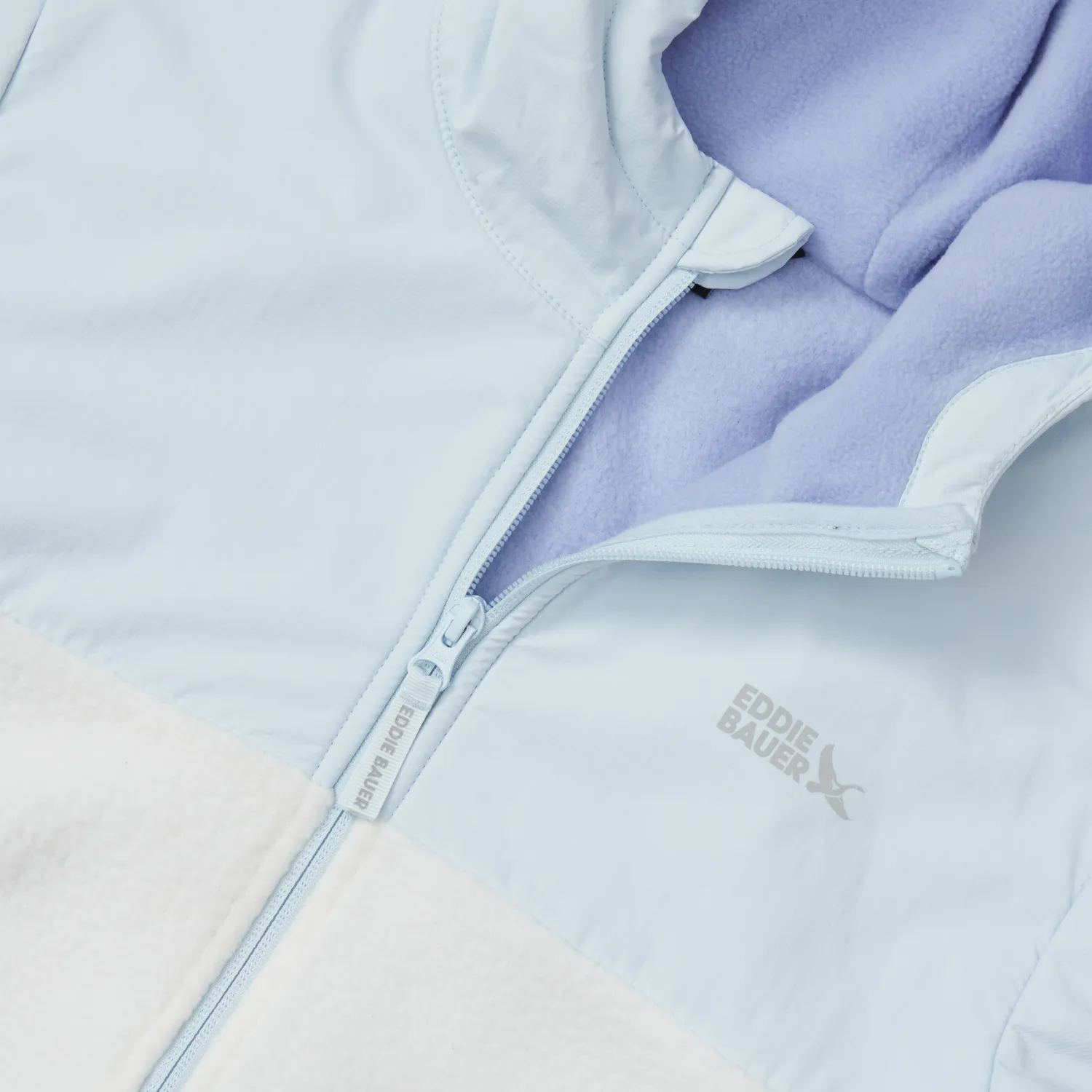 Eddie Bauer Kids Chilali geacă fleece bleu deschis