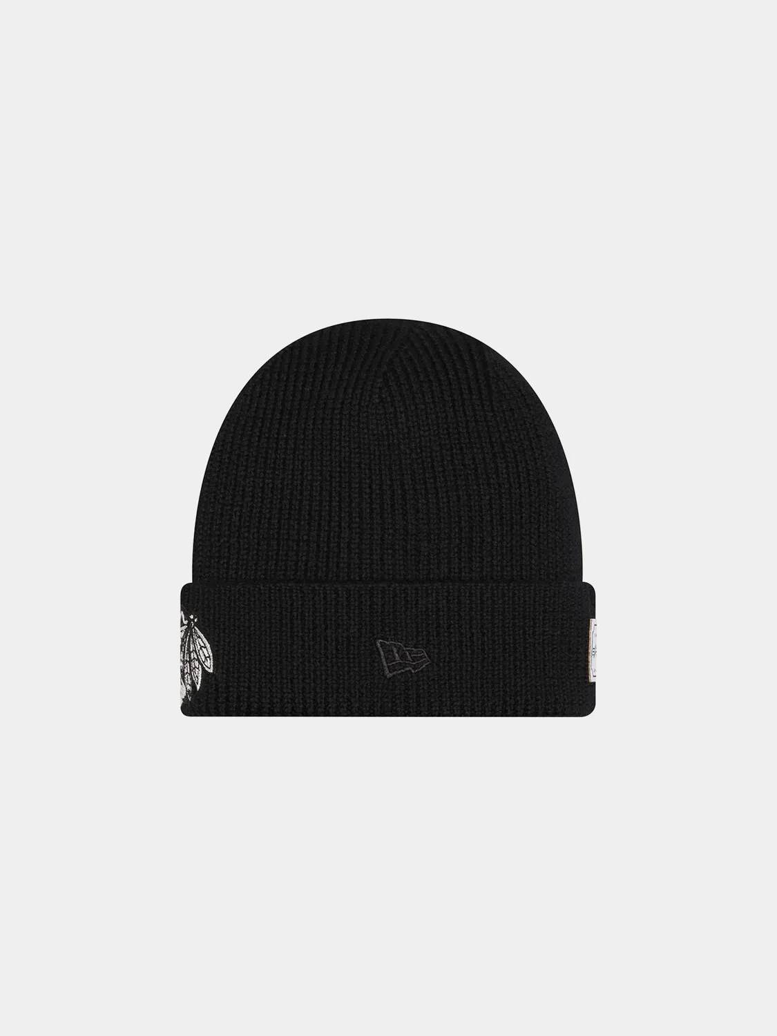 Alpha Industries Chicago Blackhawks caciula negru lana merinos